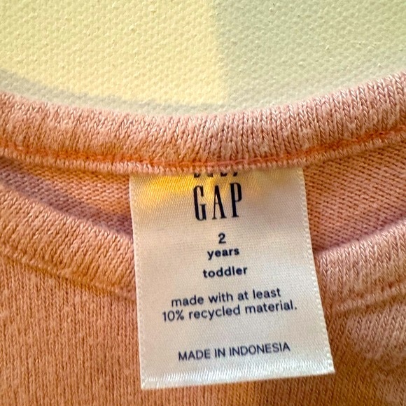 🟡Gap Fall Long Sleeve Pink Dress - Picture 3 of 3